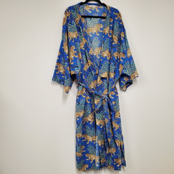 Printfresh Intimates & Sleepwear Printfresh Robe Bagheera Blue